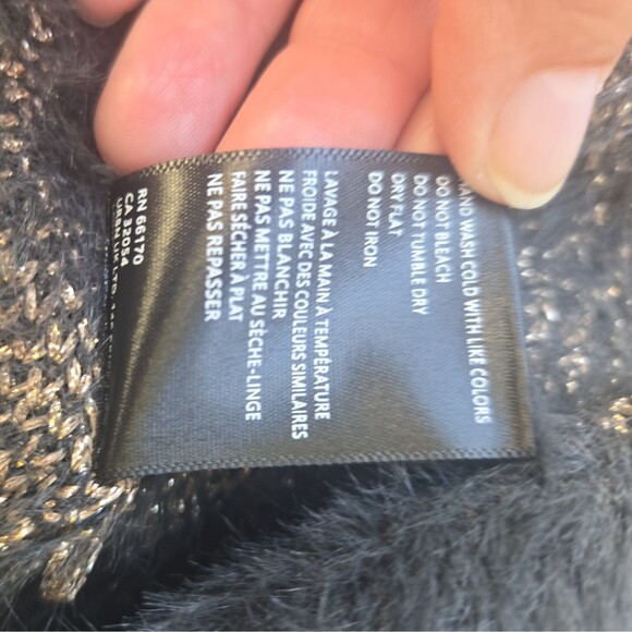 New Maeve Anthropologie Size One Size Fuzzy Cardigan Open Sweater - Picture 9 of 9